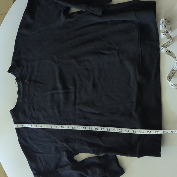 EUC Sincerely Jules Bandier black oversized distressed sweatshirt S - Picture 10 of 10